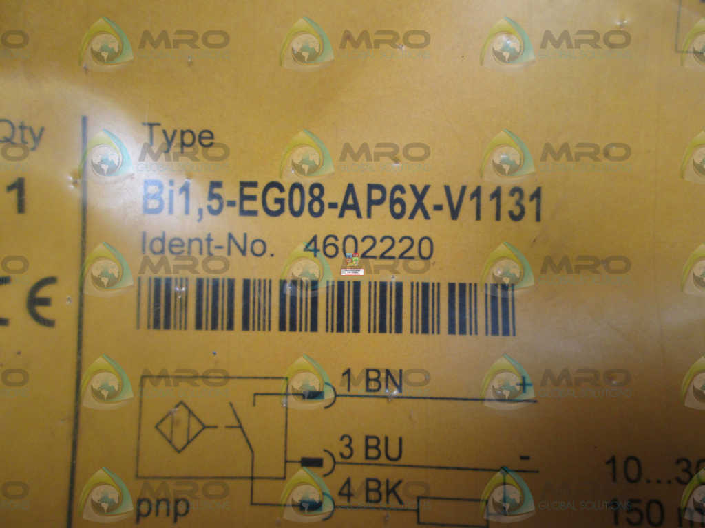TURCK HARSH DUTY SENSOR Bi1,5-EG08-AP6X-V1131 *NEW IN FACTORY BAG*