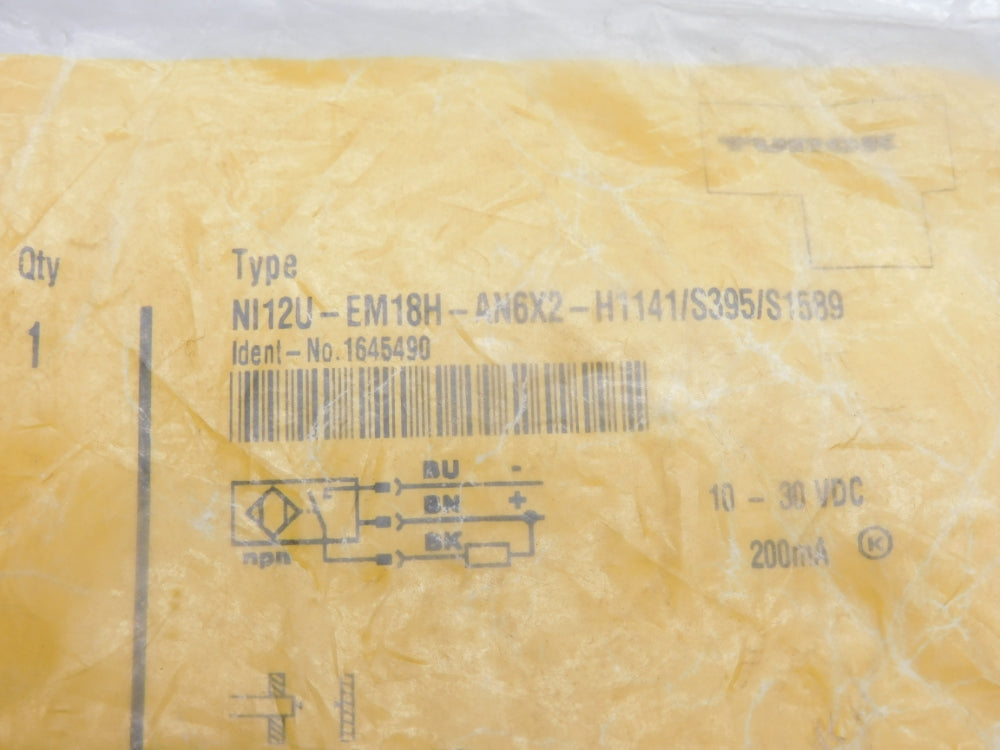 TURCK NI12U-EM18H-AN6X2-H1141/S395/S1589 1645490 NSMP