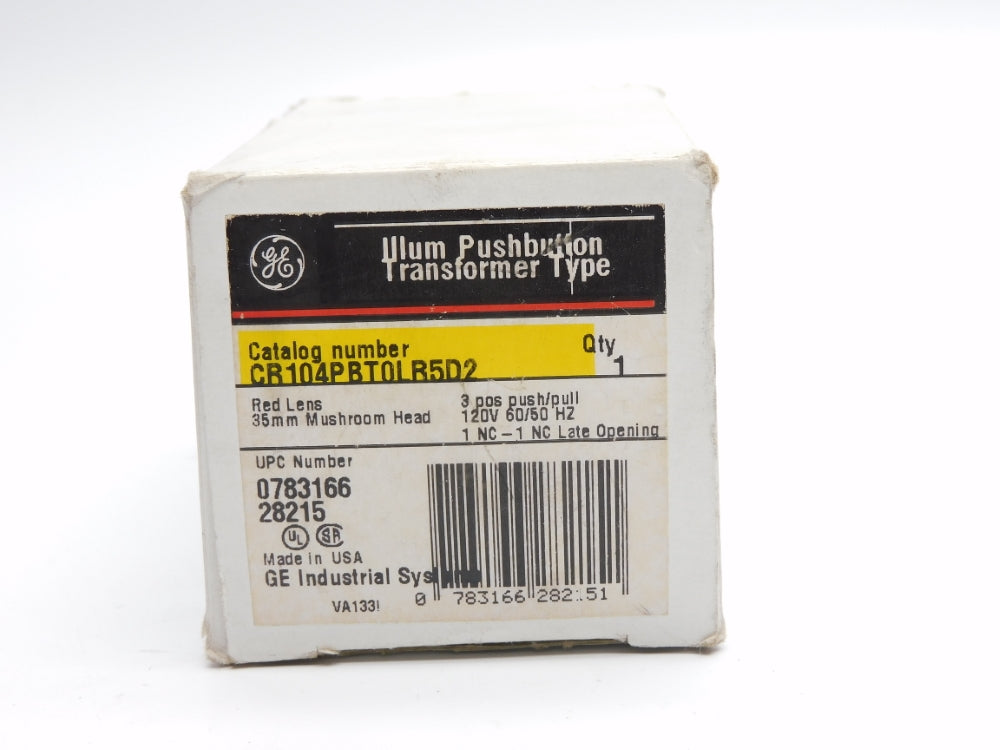 GENERAL ELECTRIC CR104PBT0LR5D2 120V NSMP