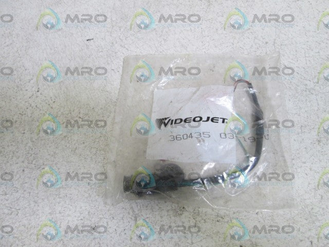 VIDEOJET CABLE CONNECTOR FEMALE 360435 *NEW IN FACTORY BAG*