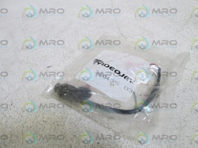 VIDEOJET CABLE CONNECTOR FEMALE 360435 *NEW IN FACTORY BAG*