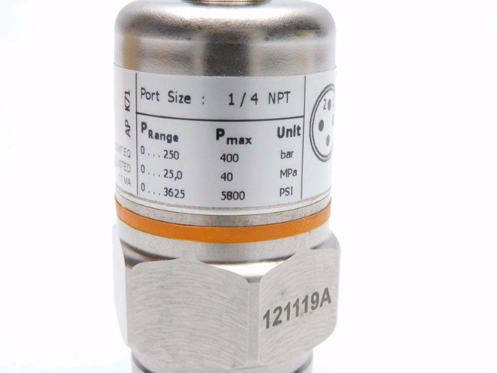 IFM EFECTOR PA-250-SBN14-A-ZVG/US//V PA3221 5800PSI NSMP