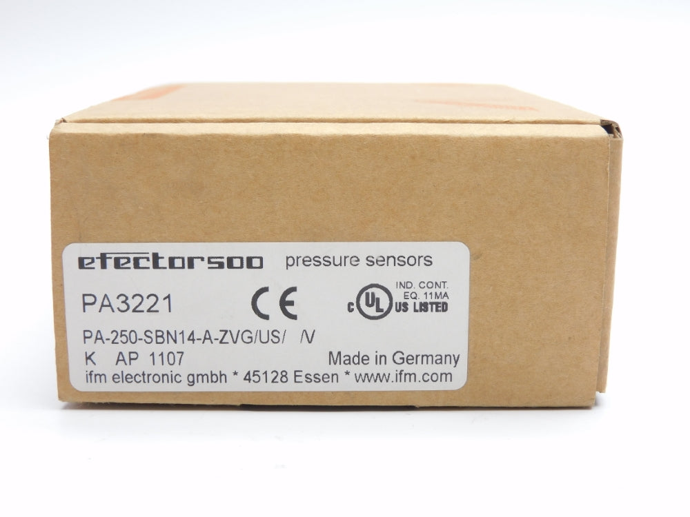 IFM EFECTOR PA-250-SBN14-A-ZVG/US//V PA3221 5800PSI NSMP
