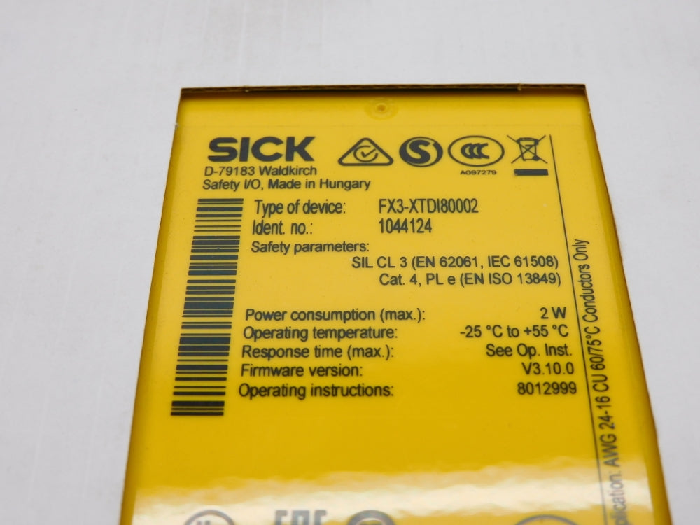 SICK FX3-XTDI80002 1044124 NSFS