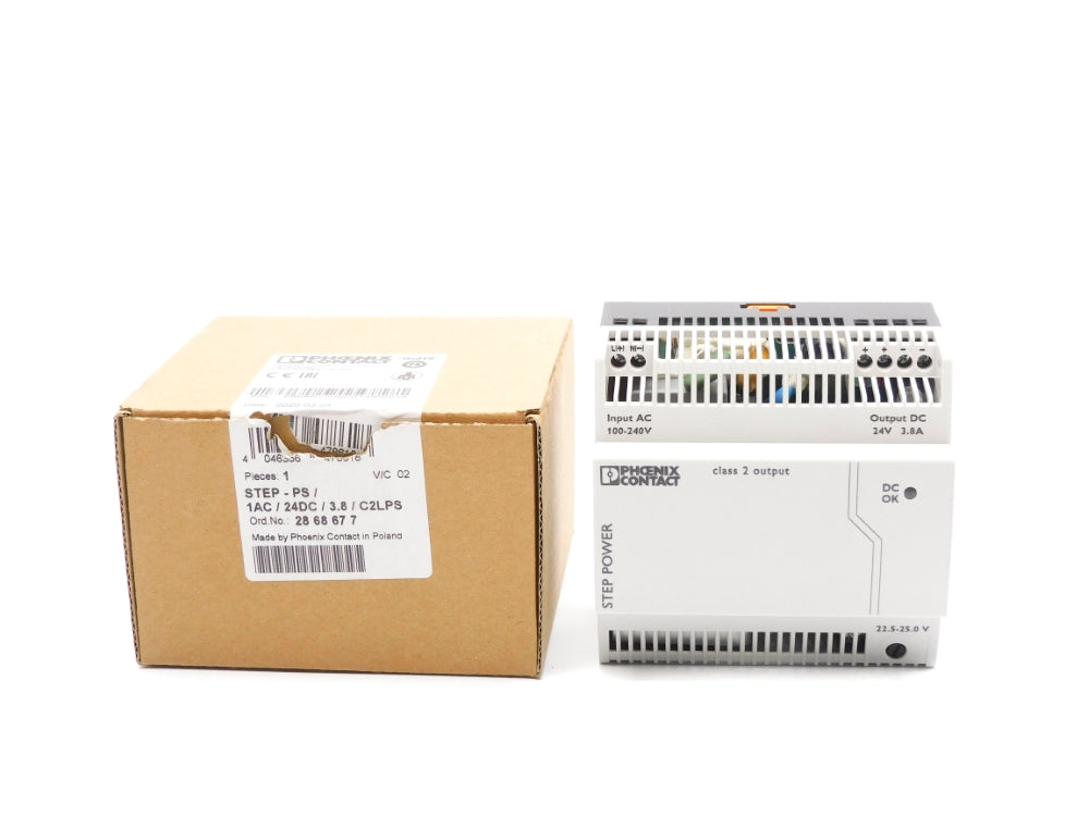 PHOENIX CONTACT STEP-PS/1AC/24DC/3.8/C2LPS 2868677 NSMP