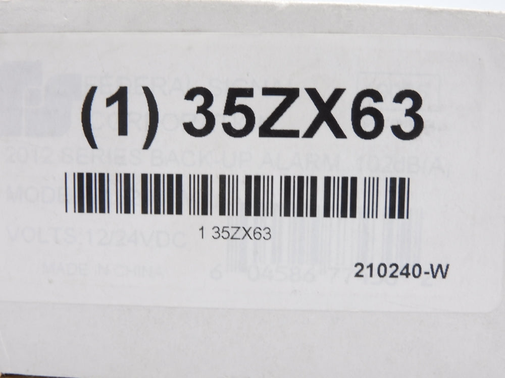 INDUSTRIAL SPARE PART 210240-W 35ZX63 NSMP