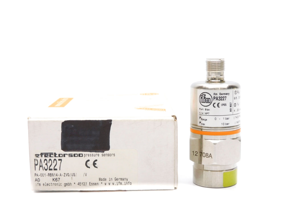 IFM EFECTOR PA-001-RBN14-A-ZVG/US//V PA3227 145PSI NSMP