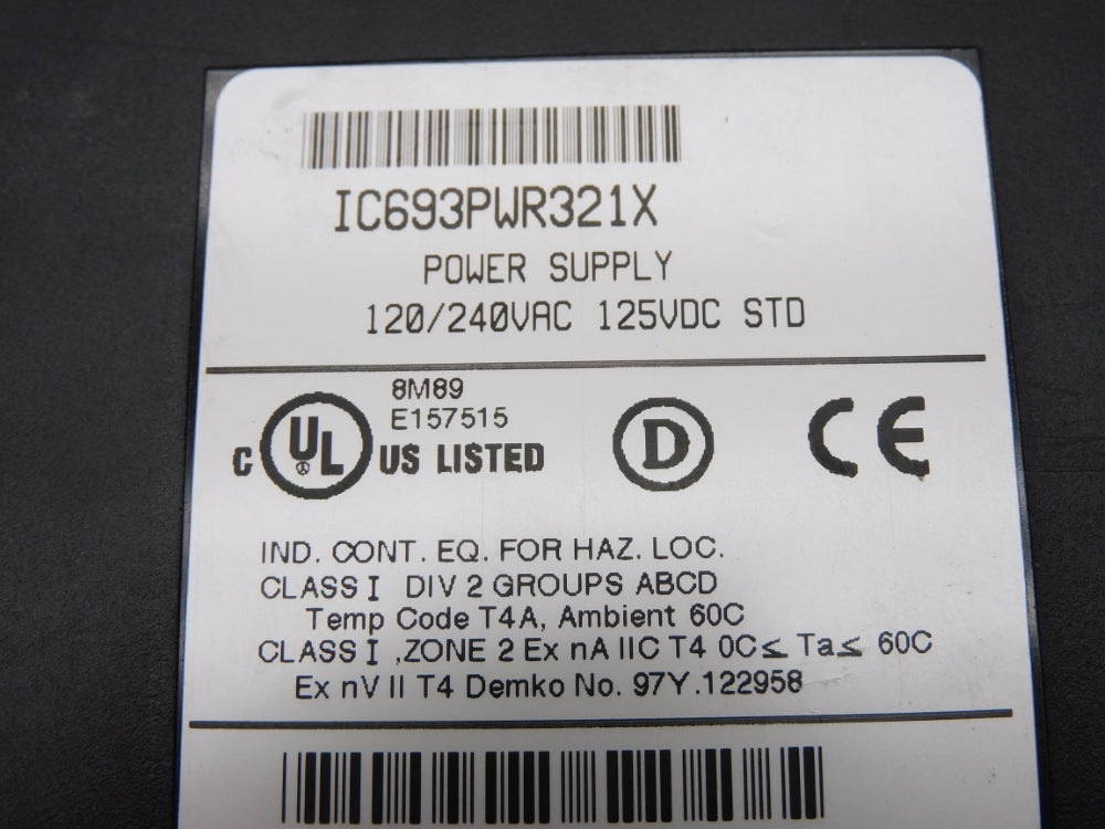FANUC IC693PWR321X UNMP