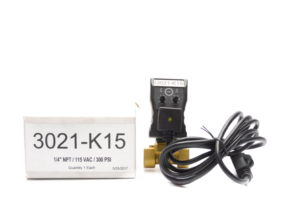 INDUSTRIAL MRO 3021-K15 115VAC 300PSI 1/4" NSMP