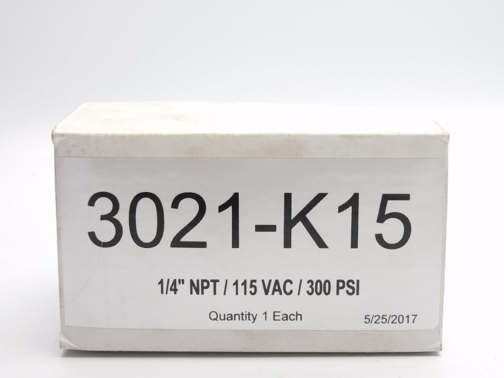 INDUSTRIAL MRO 3021-K15 115VAC 300PSI 1/4" NSMP