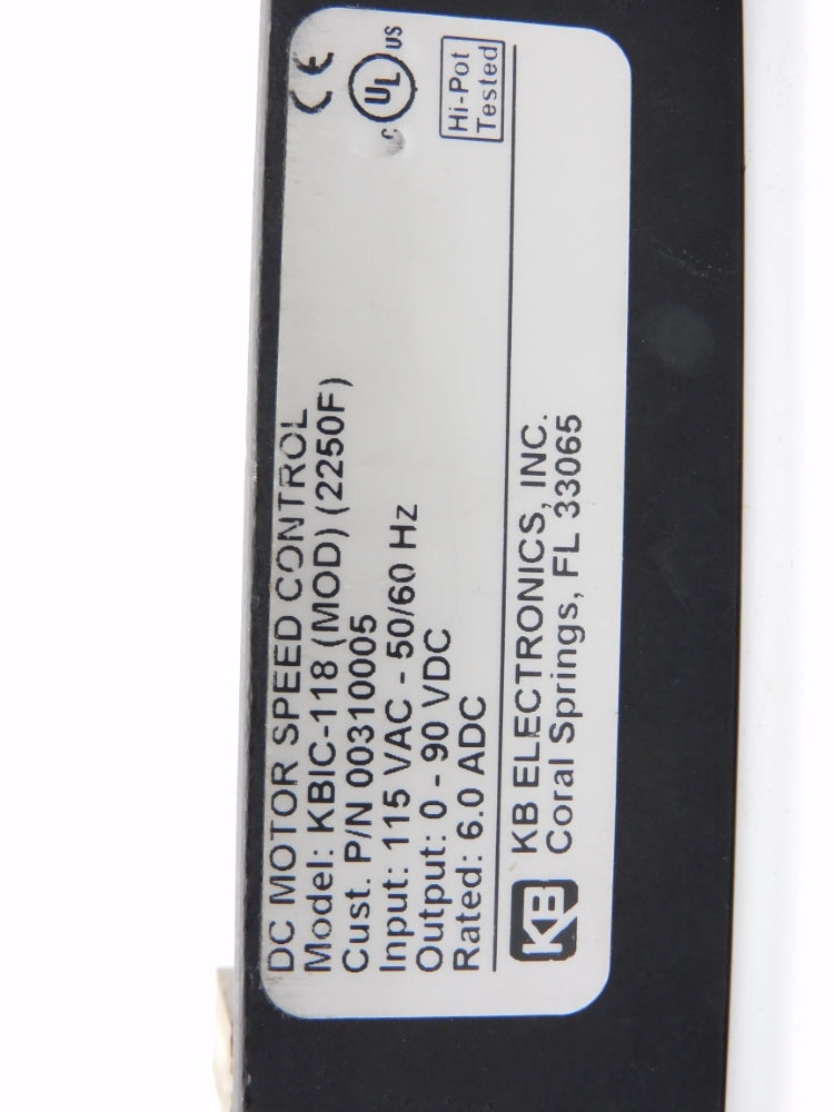 KB ELECTRONICS KBIC-118 (MOD) (2250F) 00310005 UNMP