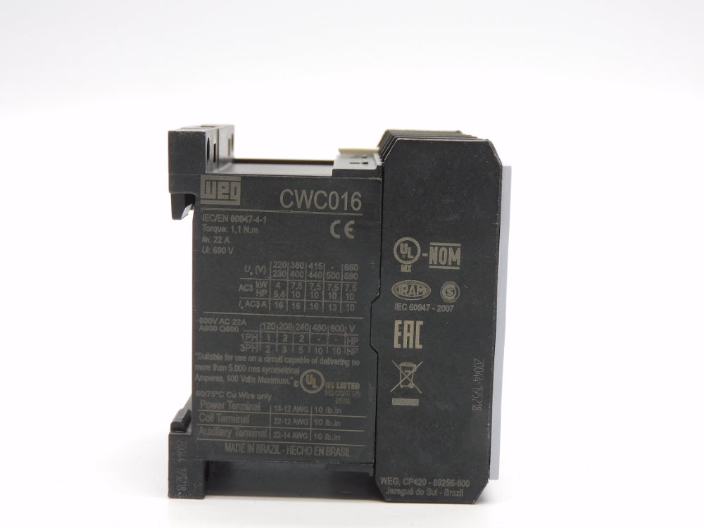 WEG CWC016-10-30V18 110/120V NSMP
