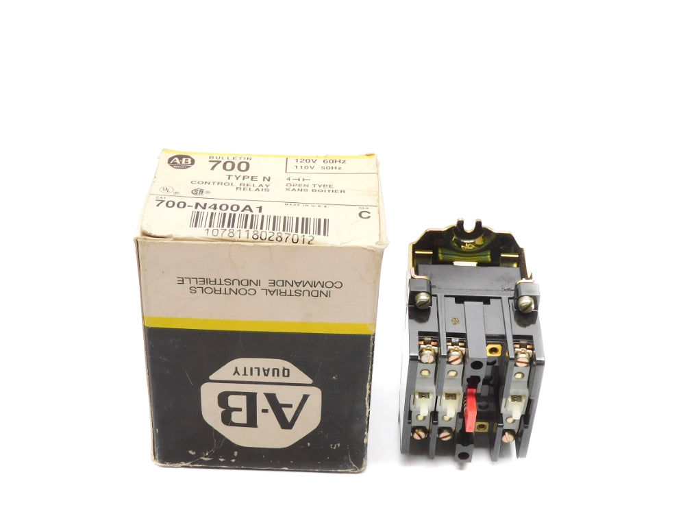 ALLEN BRADLEY 700-N400A1 SER. C 120/110V (BK/YL) (AS PICTURED) NSMP