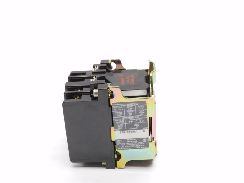 ALLEN BRADLEY 700-N400A1 SER. C 120/110V (BK/YL) (AS PICTURED) NSMP