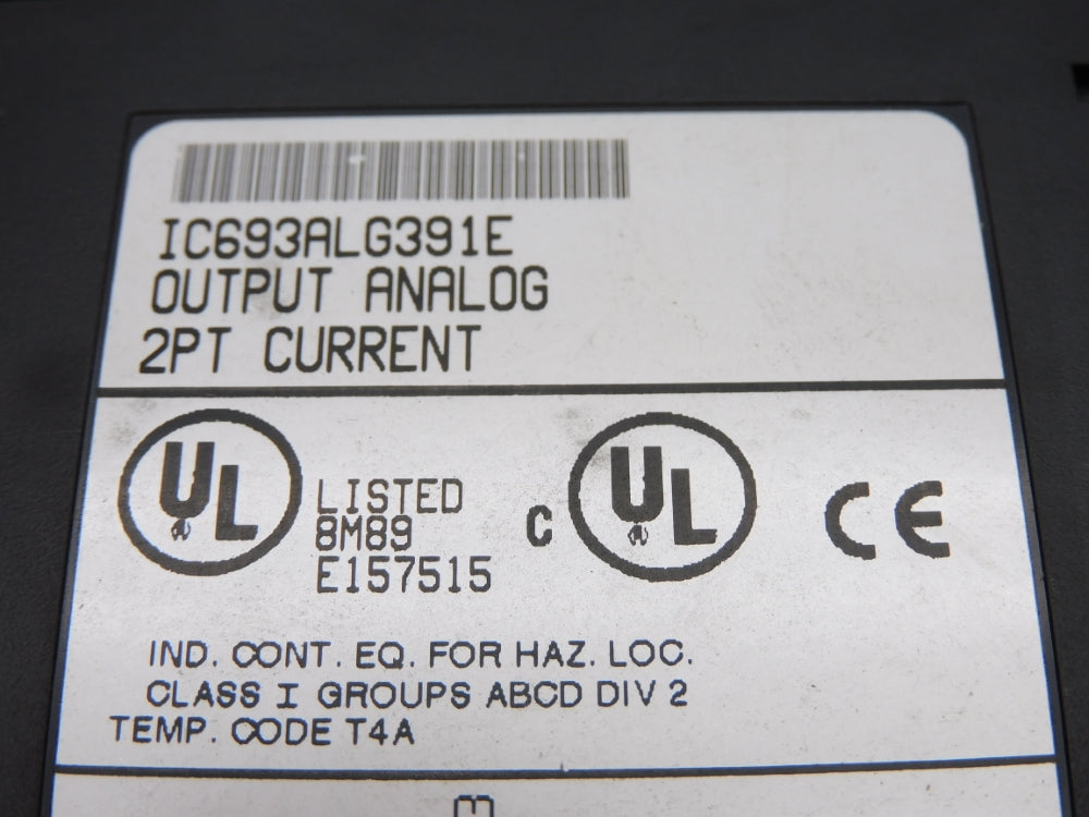 FANUC IC693ALG391E UNMP