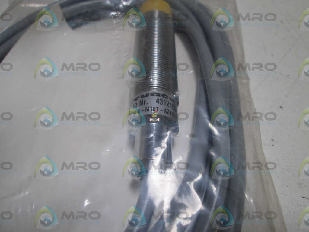 TURCK M-BARREL WITH CABLE NI 8-M18T-AZ3X 60MM  *NEW IN FACTORY BAG*