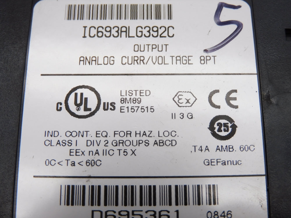 FANUC IC693ALG392C UNMP