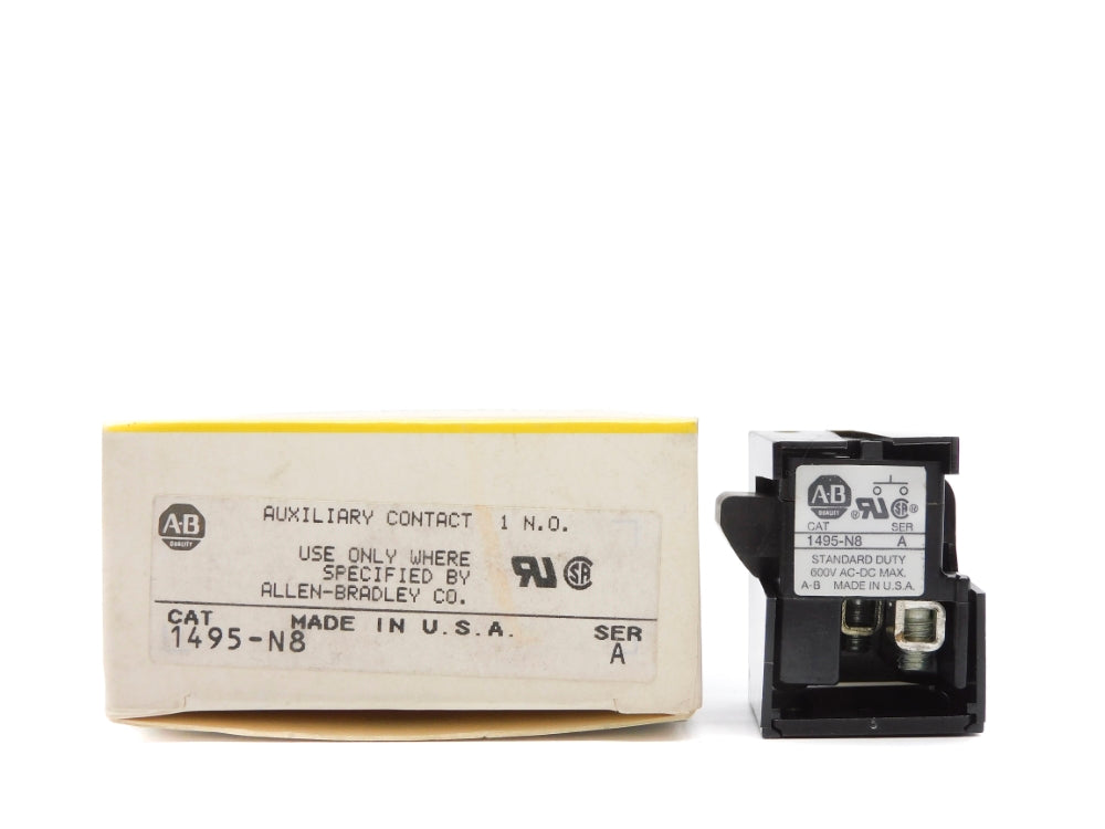 ALLEN BRADLEY 1495-N8 SER. A 600VAC/DC (BK/YL) NSMP