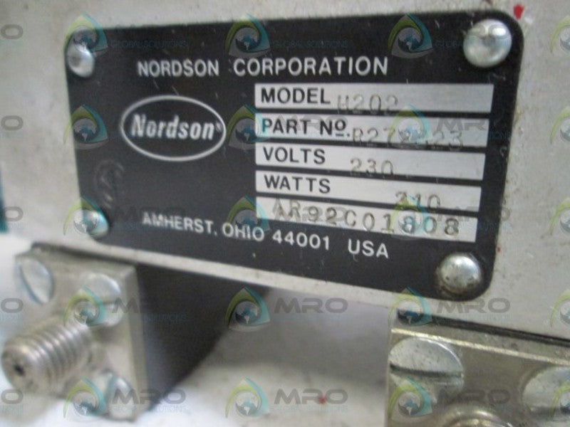 NORDSON MODEL H202 PART NO. B272323 *NEW NO BOX*