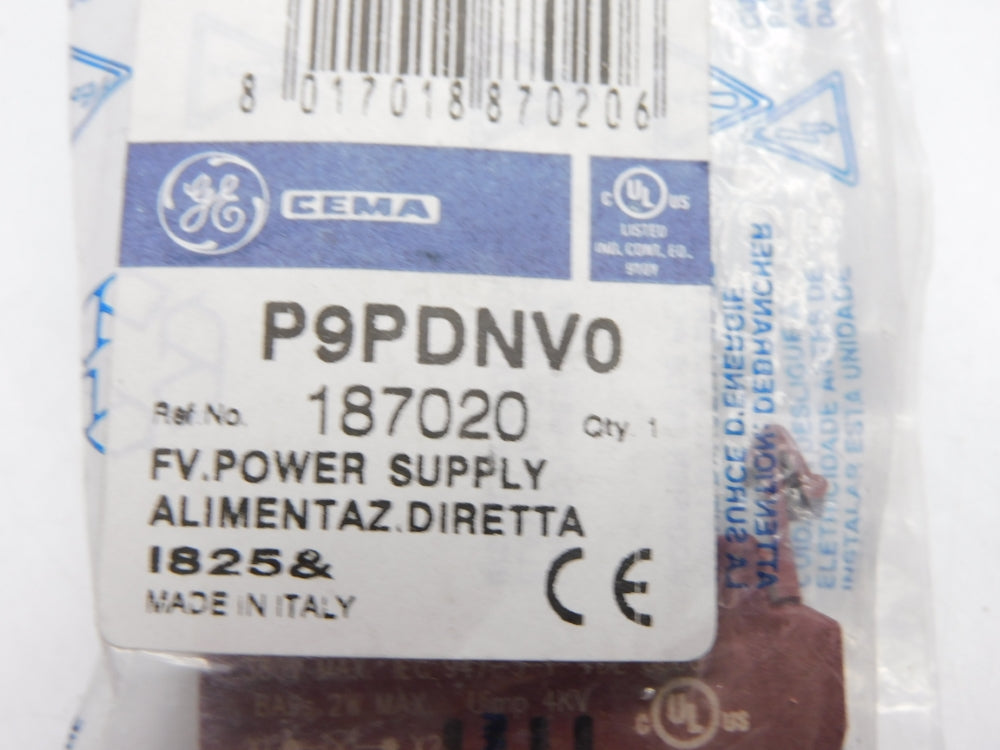 GENERAL ELECTRIC P9PDNV0 NSMP