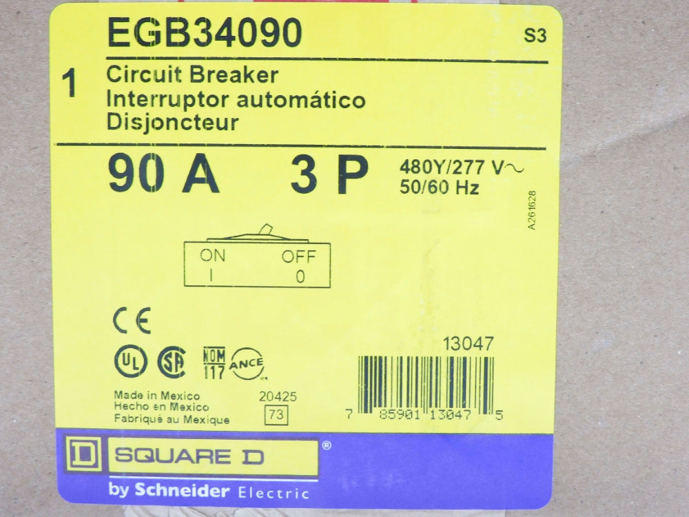 SQUARE D EGB34090 277V 90A NSFS