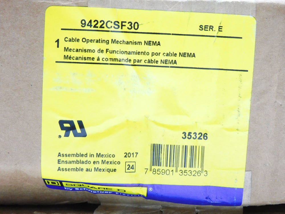 SQUARE D 9422CSF30  SER. E NSFS