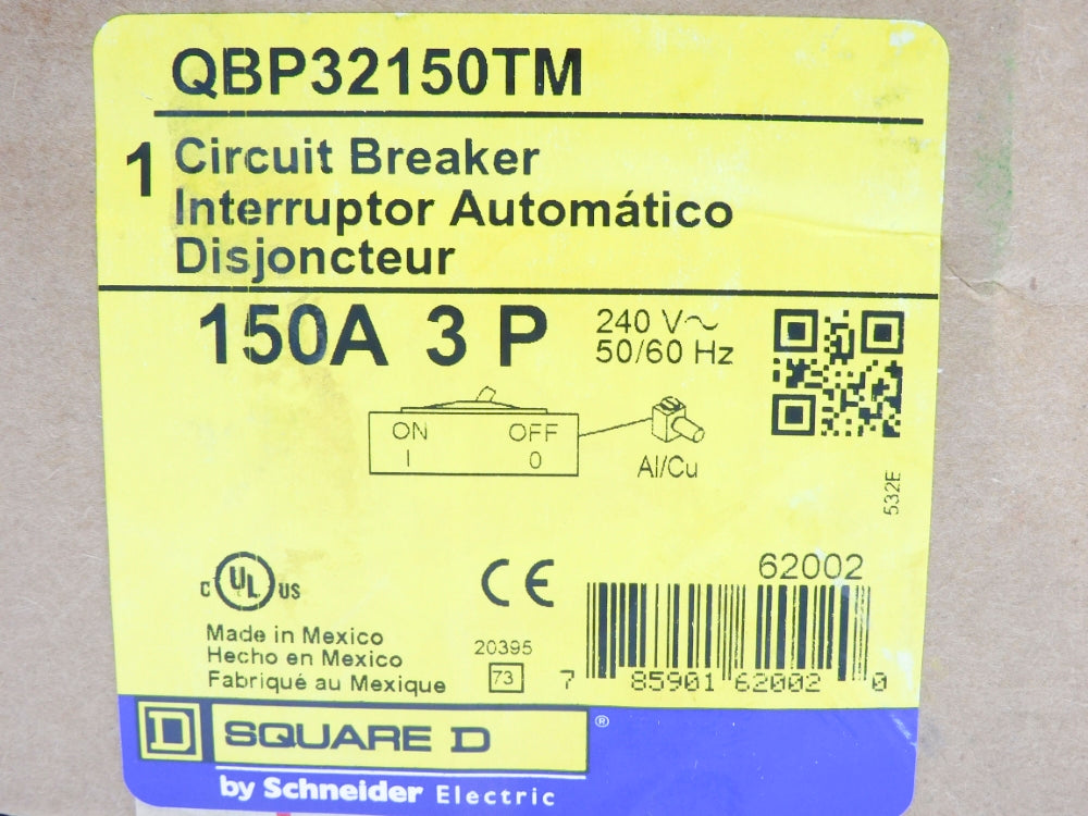 SQUARE D QBP32150TM 150A 240V NSFS