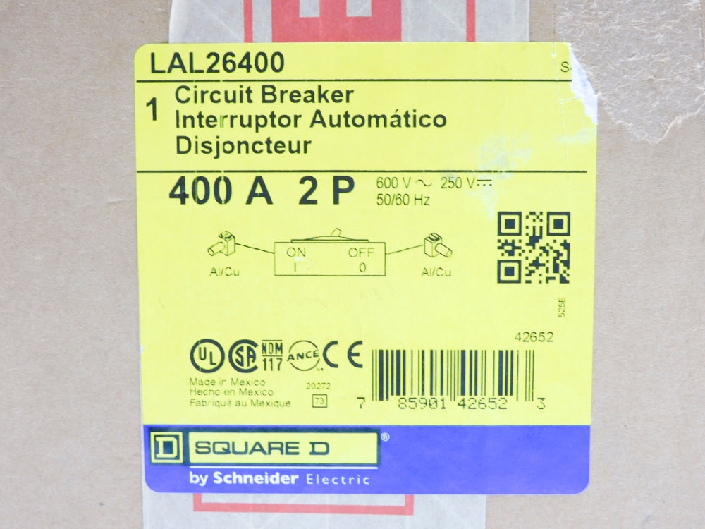 SQUARE D LAL26400 400A 600/250V NSFS