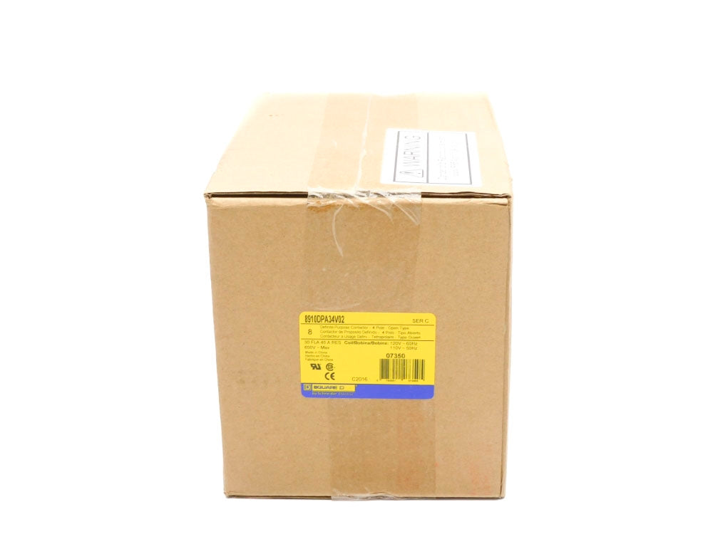 SQUARE D 8910DPA34V02 SER. C 110/120V (PKG OF 8) NSFS