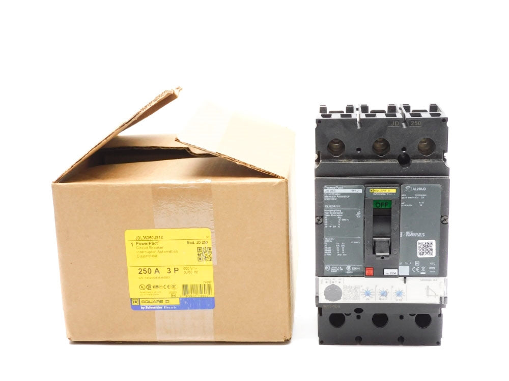 SQUARE D JDL36250U31X 250A 600V NSMP