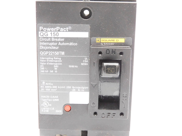 SQUARE D QGP22150TM SER. 2 240V 150A NSMP