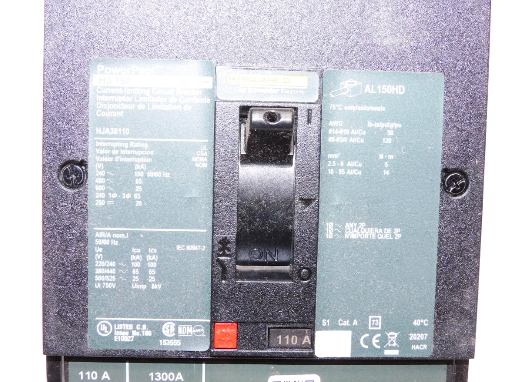 SQUARE D HJA36110 110A 600V NSMP
