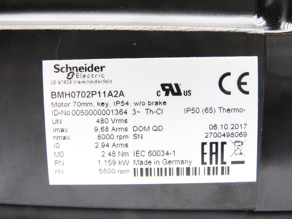 SCHNEIDER ELECTRIC BMH0702P11A2A NSMP