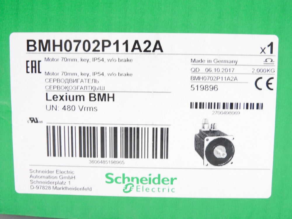 SCHNEIDER ELECTRIC BMH0702P11A2A NSMP