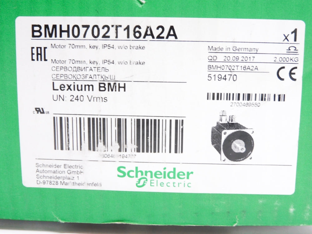 SCHNEIDER ELECTRIC BMH0702T16A2A NSMP