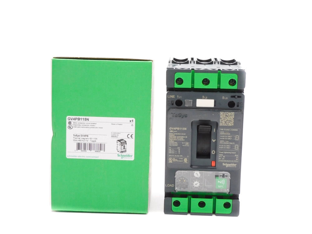 SCHNEIDER ELECTRIC GV4PB115N 277V 65-115A NSMP