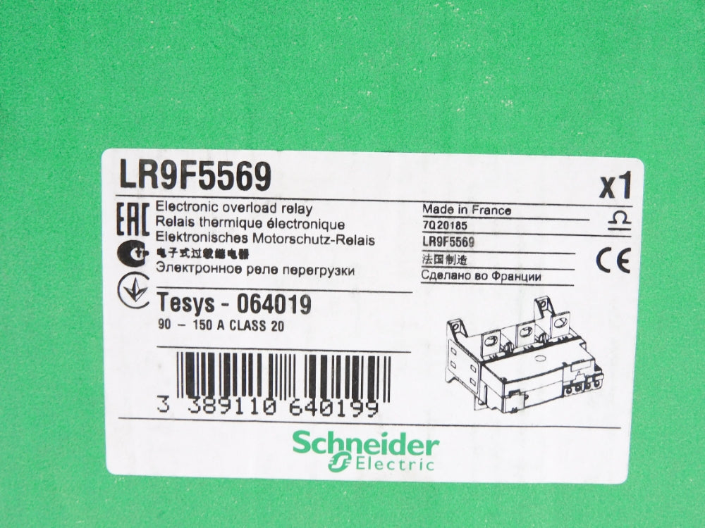 SCHNEIDER ELECTRIC LR9F5569 600V 90-150A NSMP