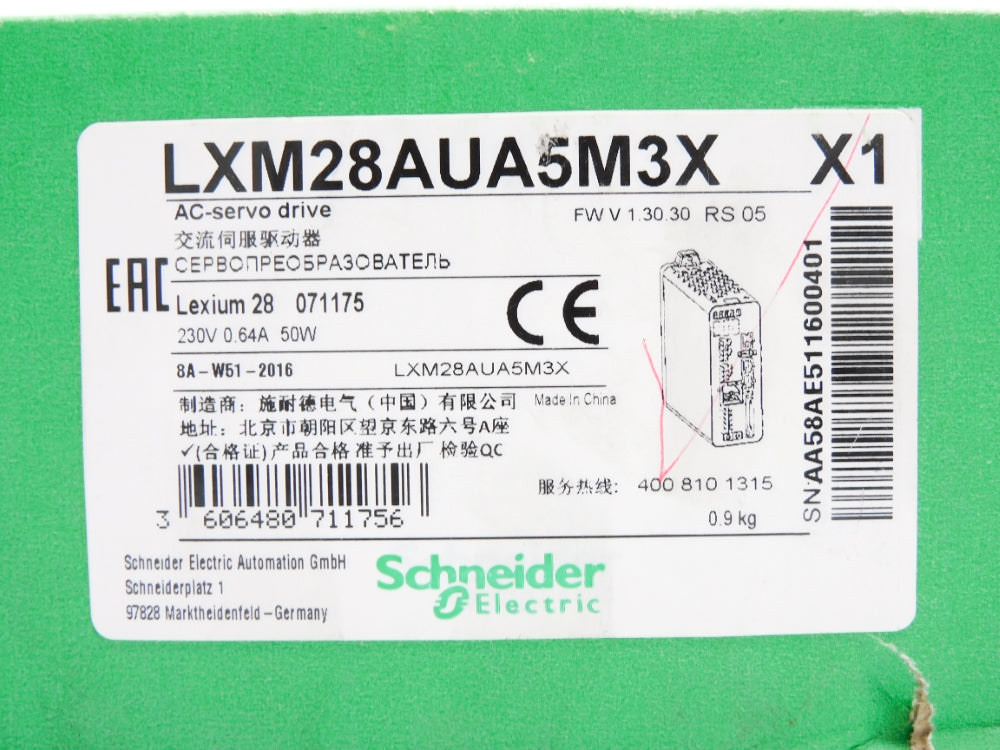 SCHNEIDER ELECTRIC LXM28AUA5M3X NSMP