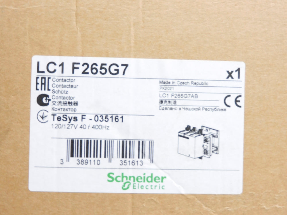 SCHNEIDER ELECTRIC LC1F265G7 120/127V NSMP