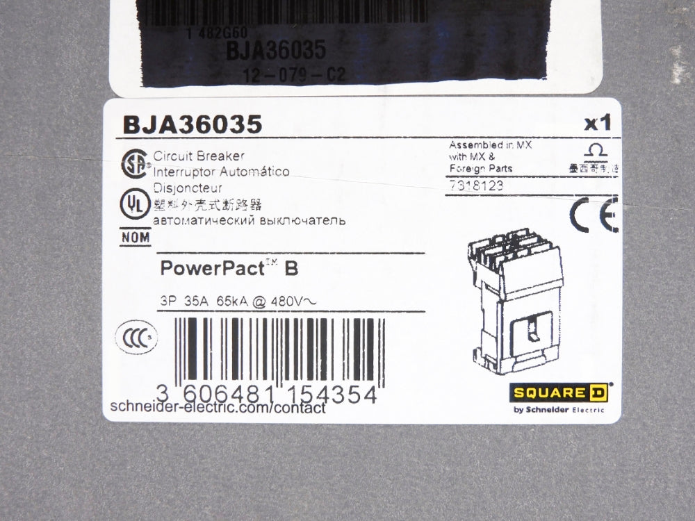 SQUARE D BJA36035 480V 35A NSMP