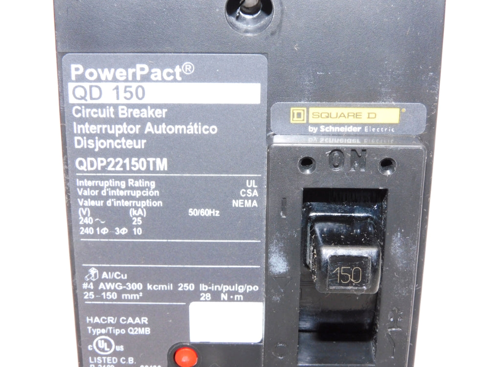 SQUARE D QDP22150TM 240V 150A NSMP
