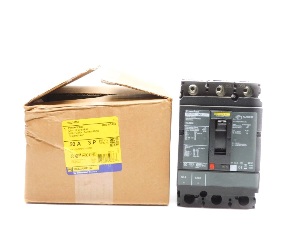 SQUARE D HGL36050 600V 50A NSMP