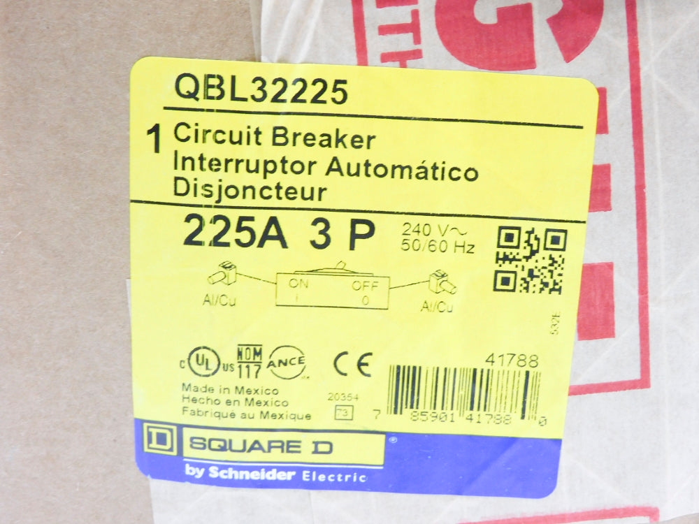 SQUARE D QBL32225 240V 225A NSMP