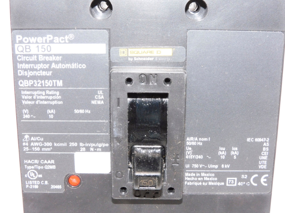 SQUARE D QBP32150TM 240V 150A NSMP
