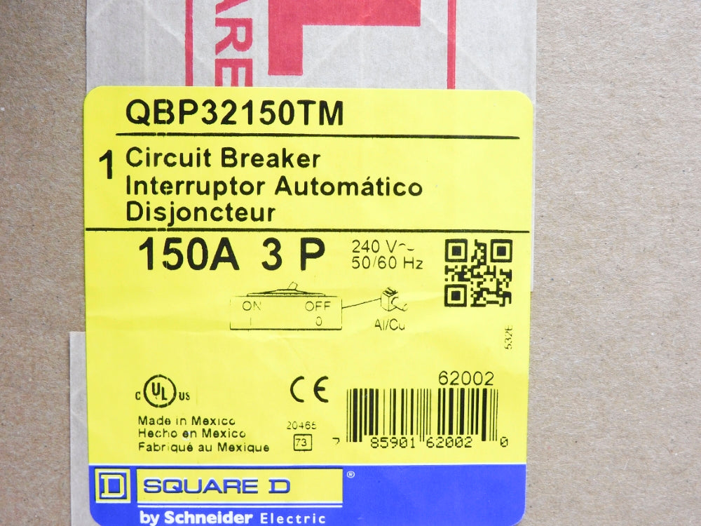 SQUARE D QBP32150TM 240V 150A NSMP