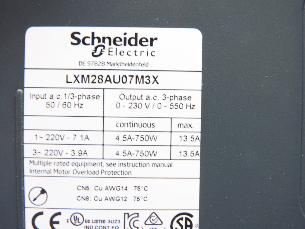 SCHNEIDER ELECTRIC LXM28AU07M3X NSMP