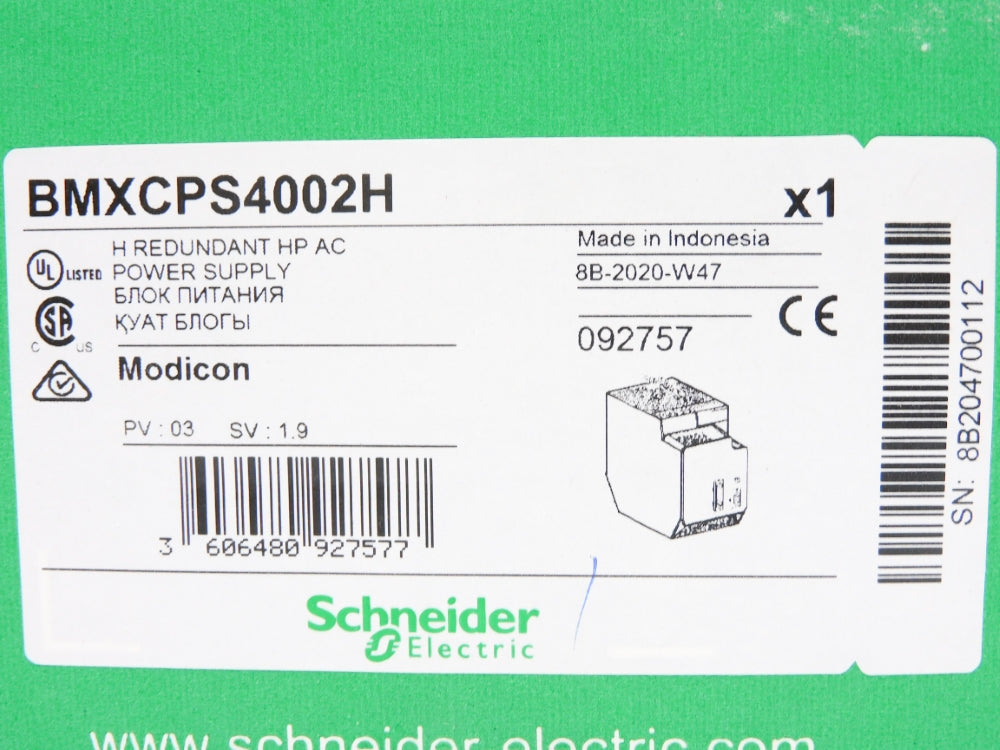 SCHNEIDER ELECTRIC BMXCPS4002H NSMP