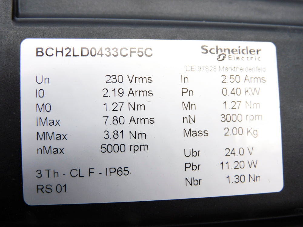 SCHNEIDER ELECTRIC BCH2LD0433CF5C NSMP