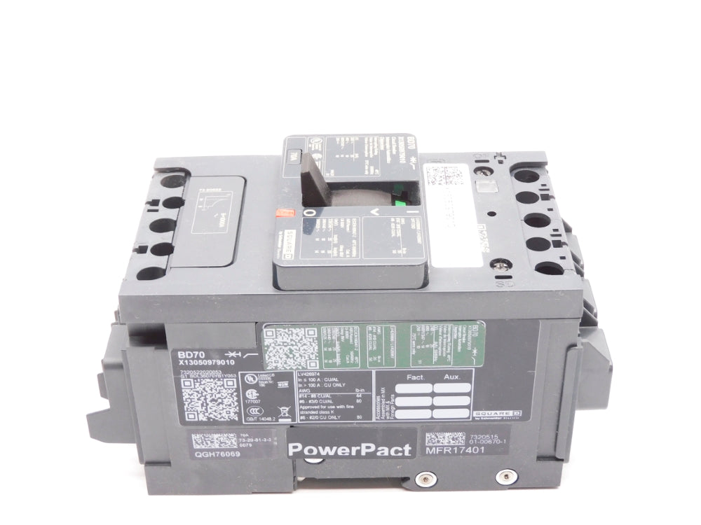 SQUARE D X13050979010 70A 480V NSMP