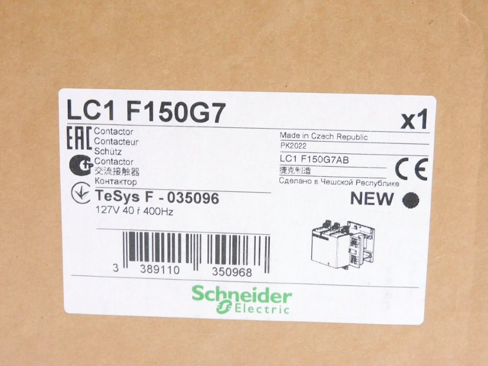SCHNEIDER ELECTRIC LC1F150G7 127V NSMP